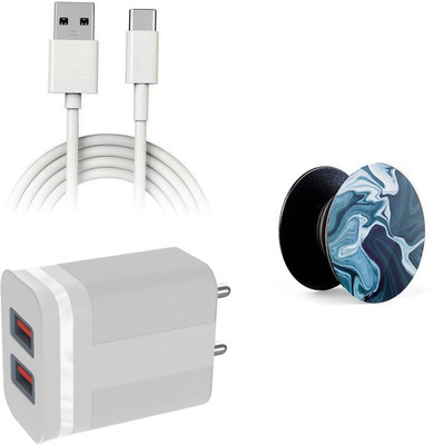 DAKRON Wall Charger Accessory Combo for OnePlus 9R(White)