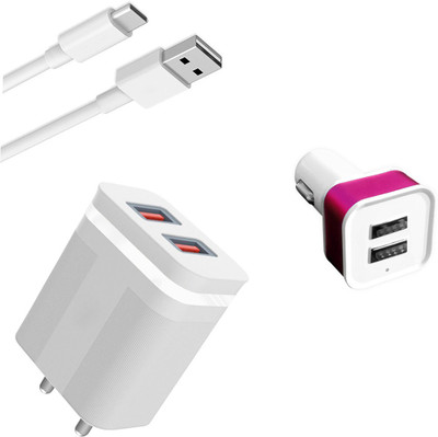 DAKRON Wall Charger Accessory Combo for OnePlus Nord 2 8GB RAM(White)