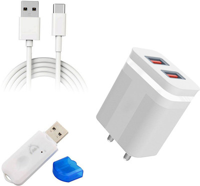 DAKRON Wall Charger Accessory Combo for OnePlus 9R(White)