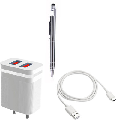 DAKRON Wall Charger Accessory Combo for OnePlus Nord CE 5G(White)