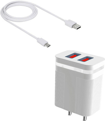 DAKRON Wall Charger Accessory Combo for Moto G31(White)