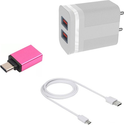 DAKRON Wall Charger Accessory Combo for iQOO Z3(White)
