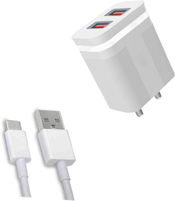 DAKRON Wall Charger Accessory Combo for OPPO A54(White)