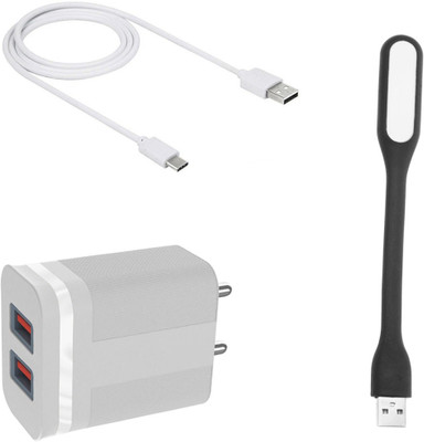 DAKRON Wall Charger Accessory Combo for iQOO 7(White)