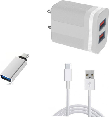 DAKRON Wall Charger Accessory Combo for Realme 8(White)