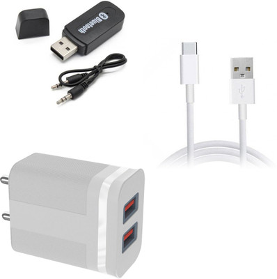 DAKRON Wall Charger Accessory Combo for Infinix Note 11S(White)