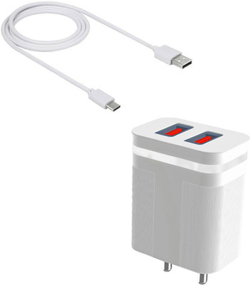 DAKRON Wall Charger Accessory Combo for Samsung Galaxy M32 5G(White)