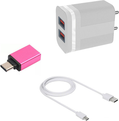 DAKRON Wall Charger Accessory Combo for iQOO Z3 8GB RAM(White)