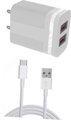 DAKRON Wall Charger Accessory Combo for OPPO F19 Pro(White)
