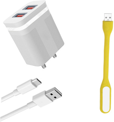 DAKRON Wall Charger Accessory Combo for Realme 8 5G(White)