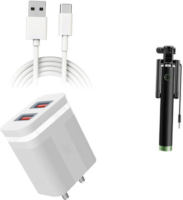 DAKRON Wall Charger Accessory Combo for Motorola Edge 20(White)