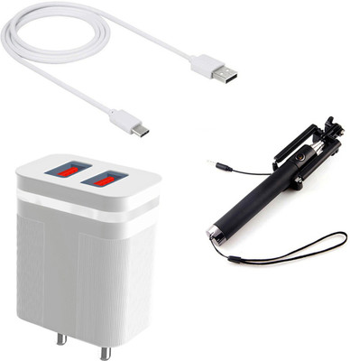 DAKRON Wall Charger Accessory Combo for iQOO 7(White)