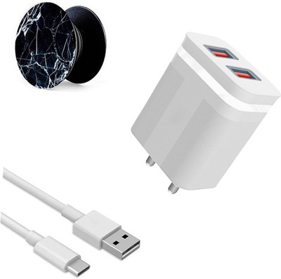 DAKRON Wall Charger Accessory Combo for Realme 8 5G(White)