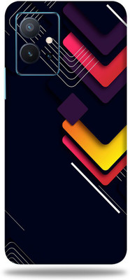 OggyBaba Vivo T1 5G Mobile Skin(Elbow Abstract Multicolor Skin With Ultra Matte Finish)