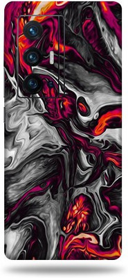 Mclaxa Colourful Lava Mobile Back Skin, Colourful Lava, Vivo X 70 Pro Plus Mobile Skin(Colourful Lava Skin With Super Matte Finish)