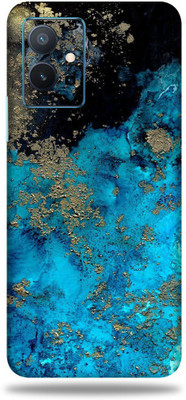 OggyBaba Vivo T1 5G Mobile Skin(Blue Aqua Multicolor Skin With Ultra Matte Finish)