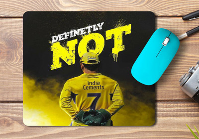 kd retail Printed mousepad for laptop/Desktop _C7 Non Slip Base Mousepad(Black)