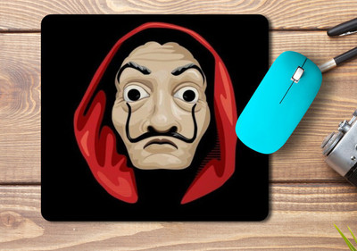 kd retail Printed mousepad for laptop/Desktop _C79 Non Slip Base Mousepad(Black)
