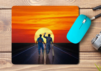kd retail Printed mousepad for laptop/Desktop _C33 Non Slip Base Mousepad(Black)