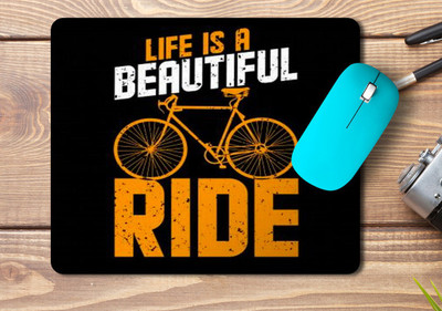 kd retail Printed mousepad for laptop/Desktop _C6 Non Slip Base Mousepad(Black)