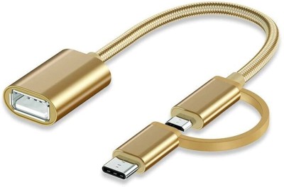 RETRACK Micro USB, USB Type C, USB OTG Adapter(Pack of 1)