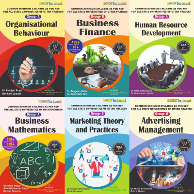 Organisational Behaviour, Business Finance, Human Resource Development, Business Mathematics, Marketing Theory And Practices, Advertising Management
BBA- 2 Semester ( 6 IN 1) NEP2020 Common Minimum Syllabus(Paperback, EXPERIENCED FACULTIES) Organisational Behaviour, Business Finance, Human Resource Development, Business Mathematics, Marketing Theory And Practices, Advertising Management
BBA- 2 Semester ( 6 IN 1) NEP2020 Common Minimum Syllabus(Paperback, EXPERIENCED FACULTIES)