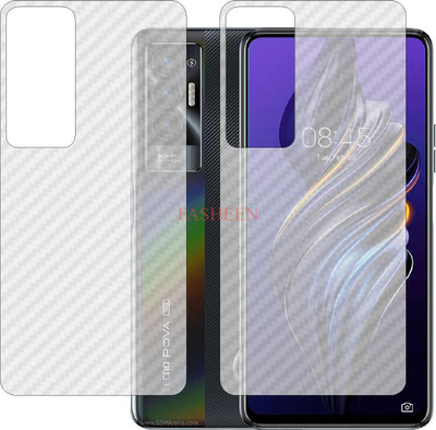Fasheen Back Screen Guard for TECNO POVA 5G(Pack of 2)
