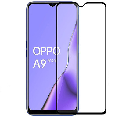 ELEF Edge To Edge Tempered Glass for Oppo A9 2020 11D Gorilla Tempered Glass Full Screen Covrage with 9H Hardness(Pack of 1)