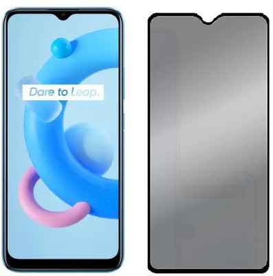 ECMERED Edge To Edge Tempered Glass for Samsung A03 Privacy(Pack of 1)