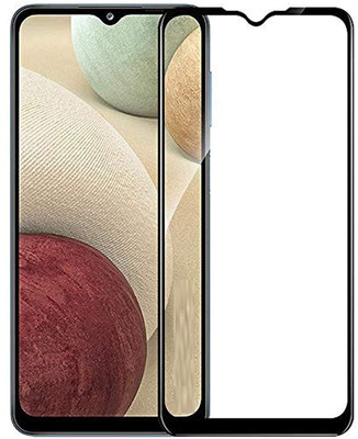 ELEF Edge To Edge Tempered Glass for Samsung Galaxy A12 11D(Pack of 1)