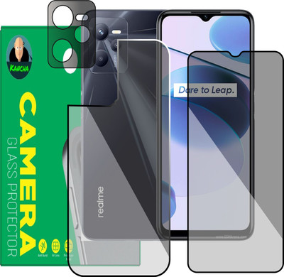 KANCHA Front and Back Screen Guard for Realme C35(Pack of 3)