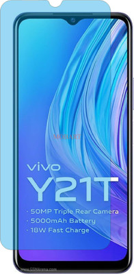 MOBART Impossible Screen Guard for VIVO Y21T V2135 (AntiBlue UV Light)(Pack of 1)
