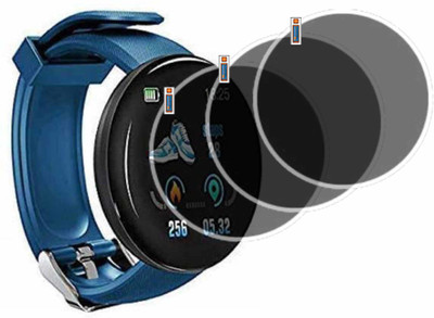 QZXCEON Screen Guard for IBS D18 Unisex SMARTWATCH SCREEN(Pack of 3)
