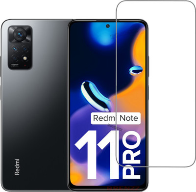 BRENZZ Tempered Glass Guard for Redmi Note 11 Pro 5G, mi Note 11 Pro 5G, Redmi Note 11 Pro(Pack of 1)