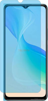 TELTREK Tempered Glass Guard for VIVO Y76 5G (AntiBlue UV Light)(Pack of 1)