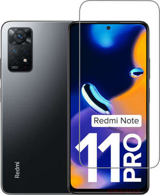 BRENZZ Tempered Glass Guard for Redmi Note 11 Pro 5G, mi Note 11 Pro 5G, Redmi Note 11 Pro(Pack of 1)