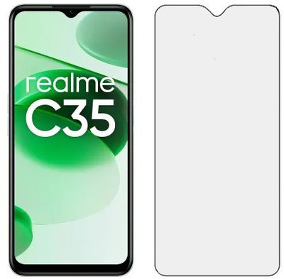 VIGHNAD Tempered Glass Guard for Realme C31 Matte Glass(Pack of 1)