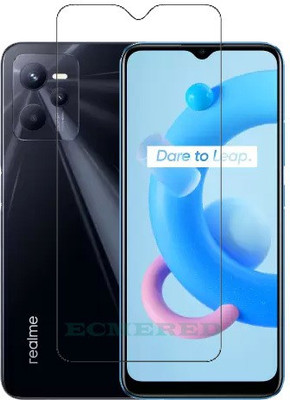 ECMERED Tempered Glass Guard for Realme C35(Pack of 1)