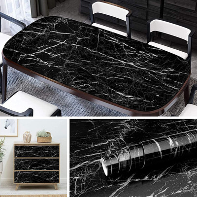 HABBY 200 cm Marble Wallpaper Contact Paper Peel and Stick Wallpaper 60 x 200 cm Self Adhesive Sticker(Pack of 1)