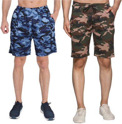 mystify Printed Men Multicolor Bermuda Shorts, Basic Shorts