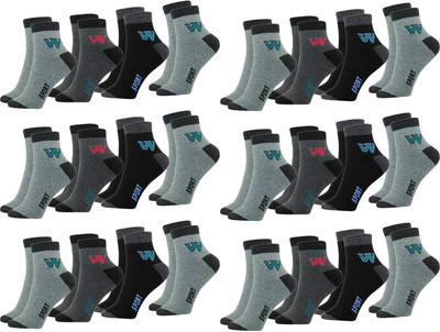 Akeeta Men Self Design Ankle Length(Pack of 12)