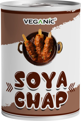 Veganic SOYA Chaap 850 GM | SOYA Chaap Sticks in Brine | Dried SOYA Chap Weight 500 GM Vegetables(800 g)