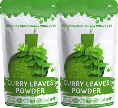NATURAL AND HERBAL PRODUCTS Curry Leaves Powder(2 x 100 g)
