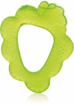Beebaby Fruitilicious Grapes Water Filled Teether with Carry Case.- Green, BPA FREE Teether(Grapes - Green)