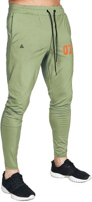 AVOLT Solid Men Light Green Track Pants