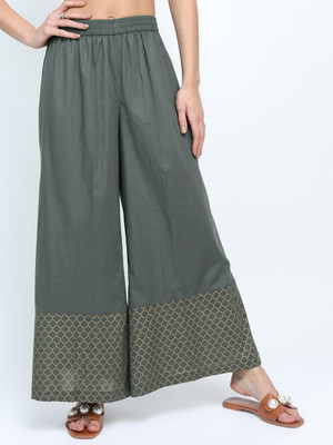 Vishudh Regular Fit Women Multicolor Trousers