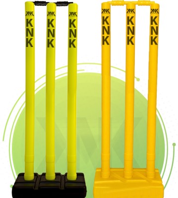 KNK Cricket Stumps Set of 2 , Cricket Wicket , Plastic wickets, Cricket Plastic Stumps(Multicolor)