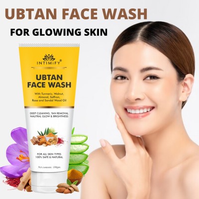 INTIMIFY Ubtan face wash for Tan removal and Skin brightening, Pimple remove face wash Face Wash(100 g)