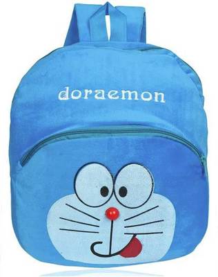 JEEBU Doraemon Kids School Bag Soft Plush Bag School Backpacks for Kids (2-5 Years) Waterproof Plush Bag