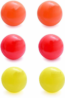 STYRKR Wind Cricket Balls (Pack of 6) - Made in India Cricket Synthetic Ball(Standard, Pack of 6, Multicolor)